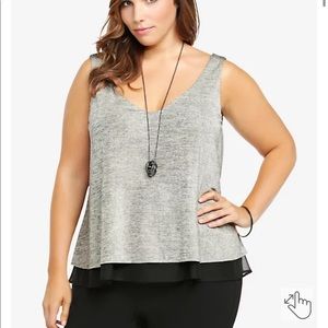 Layered shimmer tank